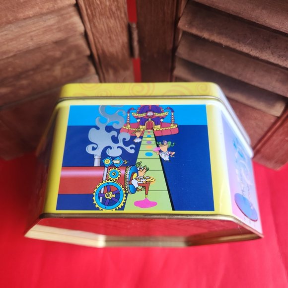 Willy Wonka Embossed Limited Edition Hexagonal Gift Tin Nerds Runts Laffy Taffy - Picture 3 of 7